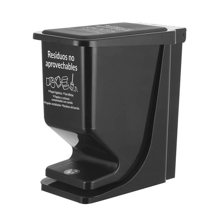 Papelera Rectangular de pedal 14 L con Screen